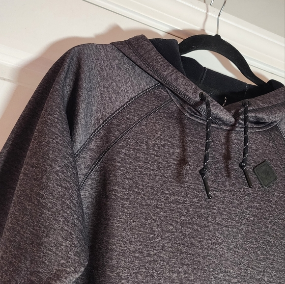 Burton Women Crown Bonded Pullover Hoodie Fleece Size M Dark Gray - Picture 3 of 7